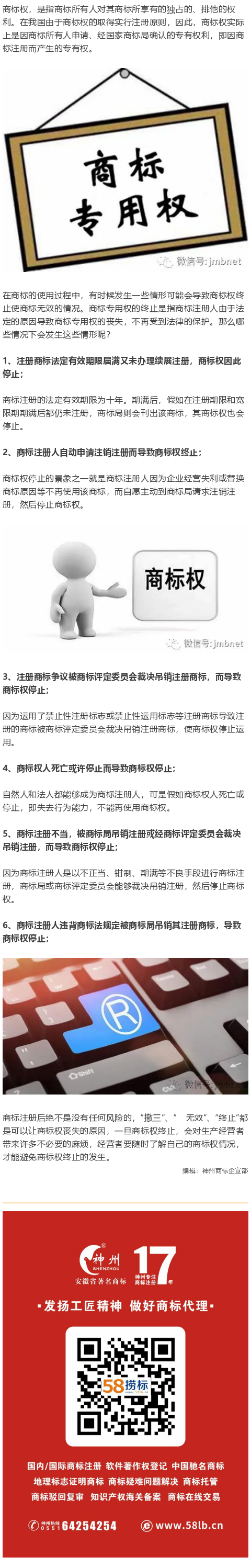 为什么商标权会被终止，具体原因有哪些?