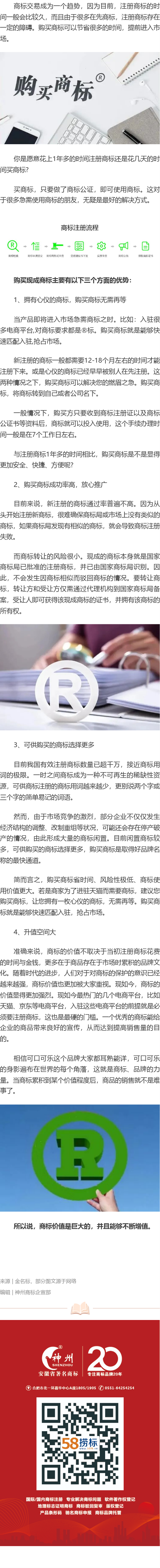 为什么要购买一个商标？